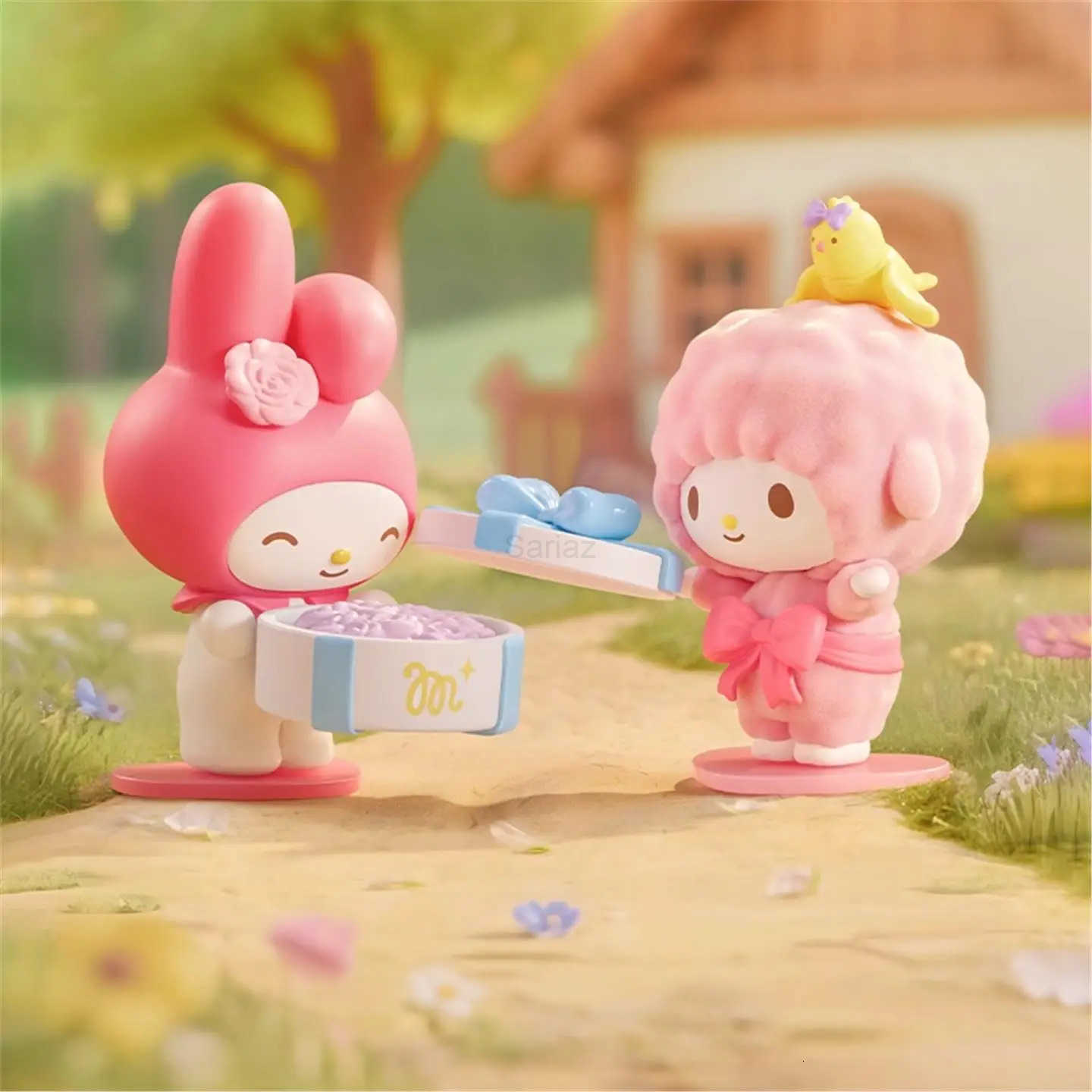 Sanrio FUNISM My Melody Meet My Sweet Piano with Birds Action Figure Blind Box Toy Collect Desk Decor Kids Christmas Gifts H251217