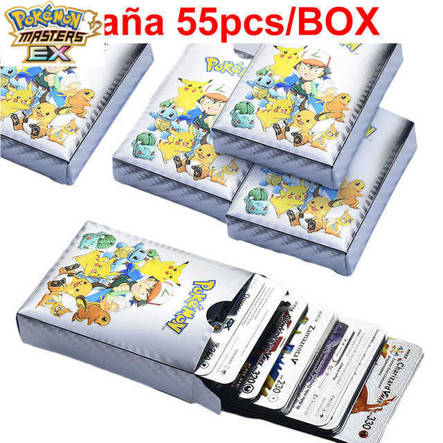 Pokmon Cards Spanish Gold Card French English PTCG Pokmon Flash Cards VMAX Pikachu L251217O1PI