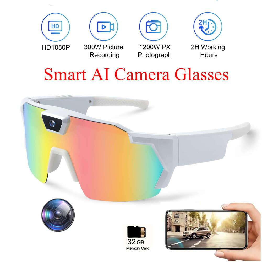 Smart Glasses With AI | Real-Time Translation & Object Recognition, Open-Ear Ultra-Light Design, Up To 8 Hours Battery Life, HD Audio, Wireless Calls,