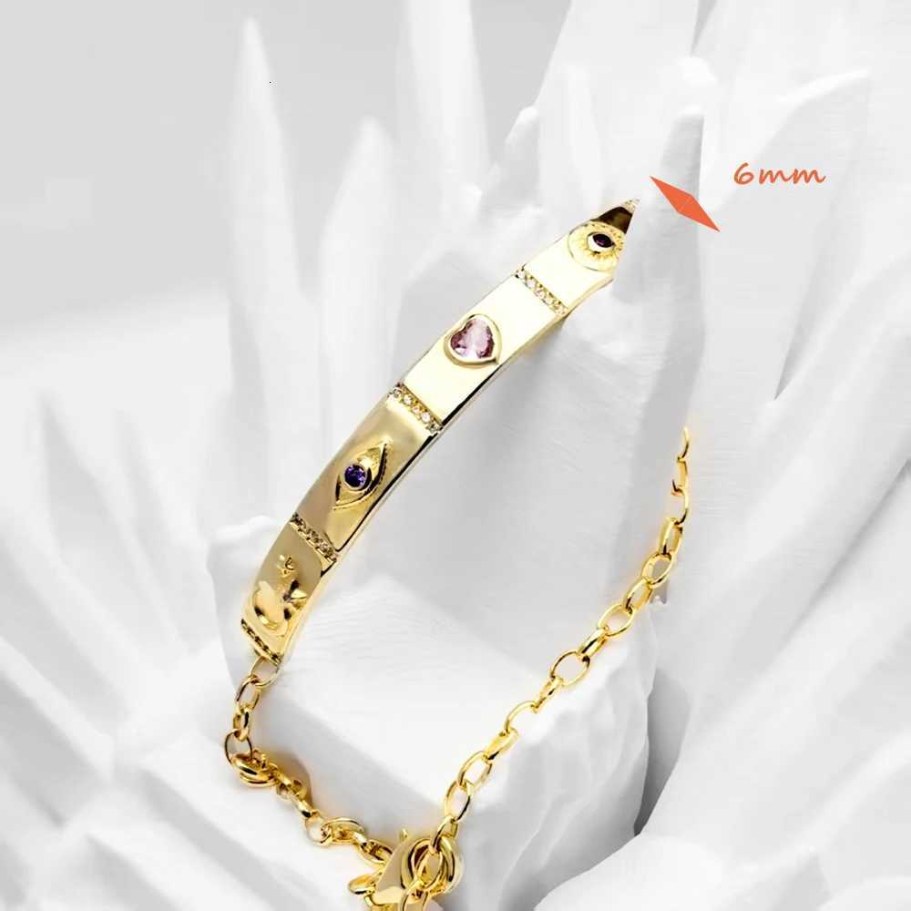 Yellow-Gold Plated with Cosmic Talisman Long Bridge Autumn 925 Sterling Silver Jewelry Vintage Gift For Women M251217