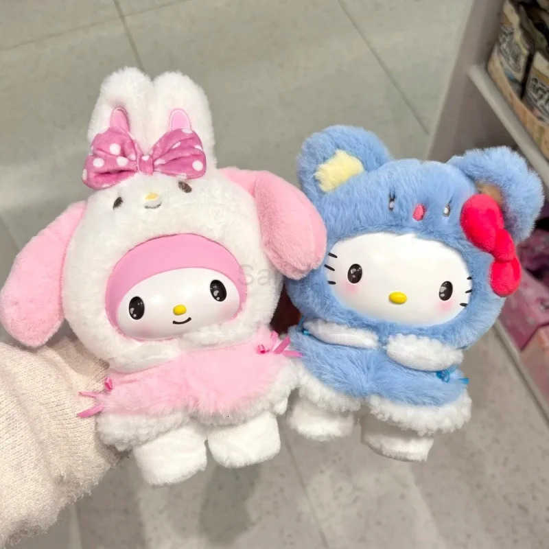 Sanrio Original Little Cape Series Blind Box Kawaii Vinyl Plush Pendant Figure Doll Trendy Toys Mystery Box Girl Christmas Gifts H251217