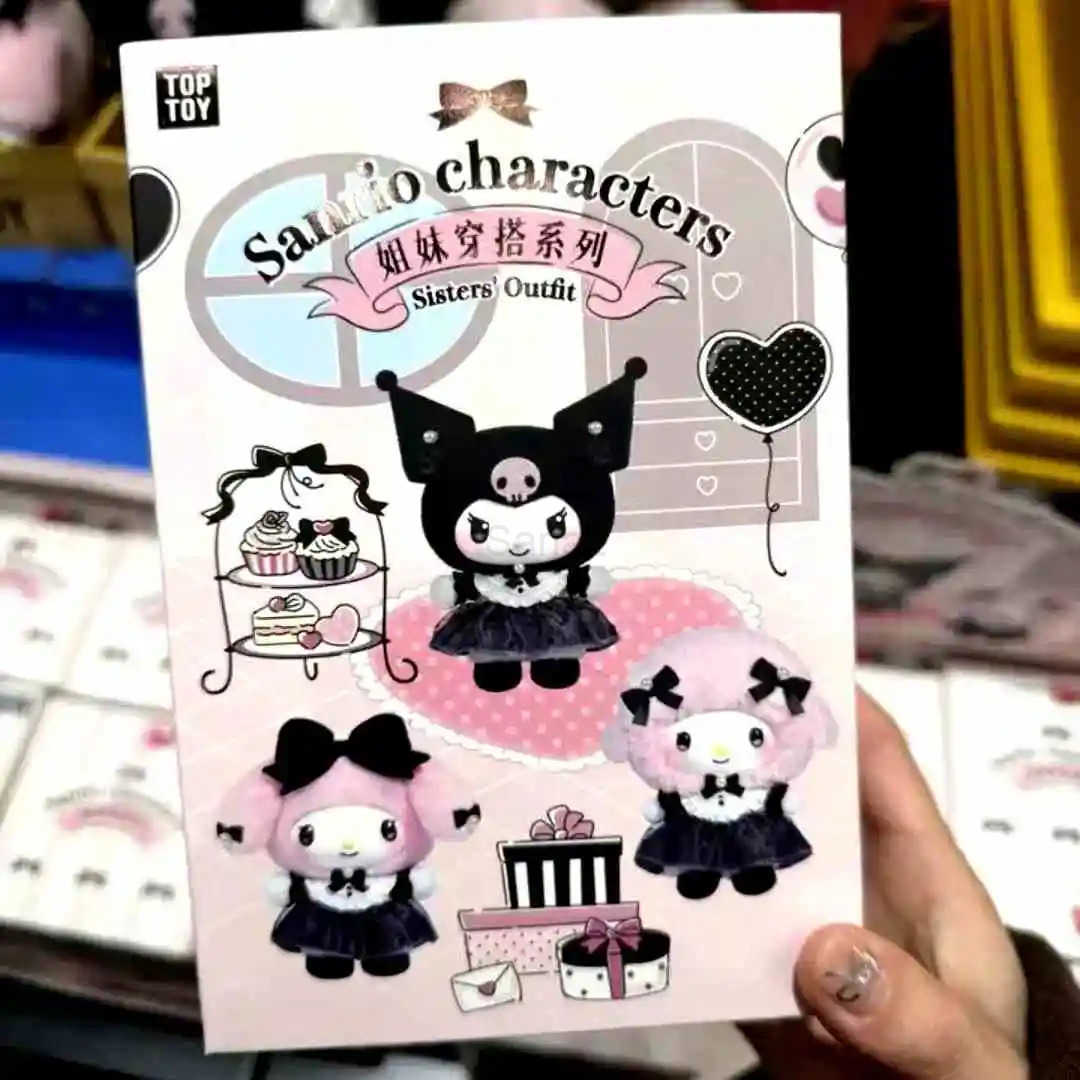 Sanrio Genuine Characters SisterS Outfit Series Blind Box Kawaii Cute Vinyl Plush Pendant Doll Mystery Box Toys Birthday Gift H251217