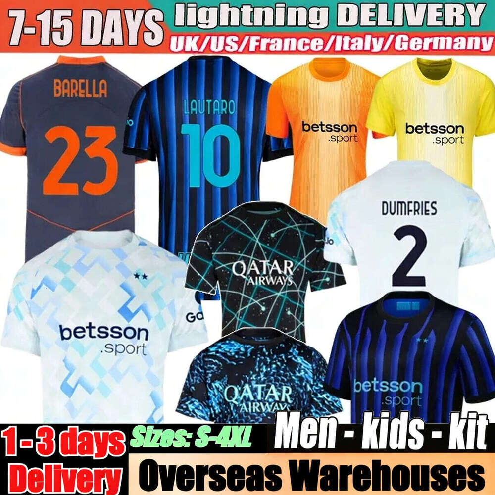 25 26 Maglia Inters Millan LAUTARO THURAM ROSSI BARELLA Final Soccer Jerseys BASTONI PAVARD DIMARCO FRATTESI 2025 2026 Training Football Shirt Mens Kids Kit Uniform