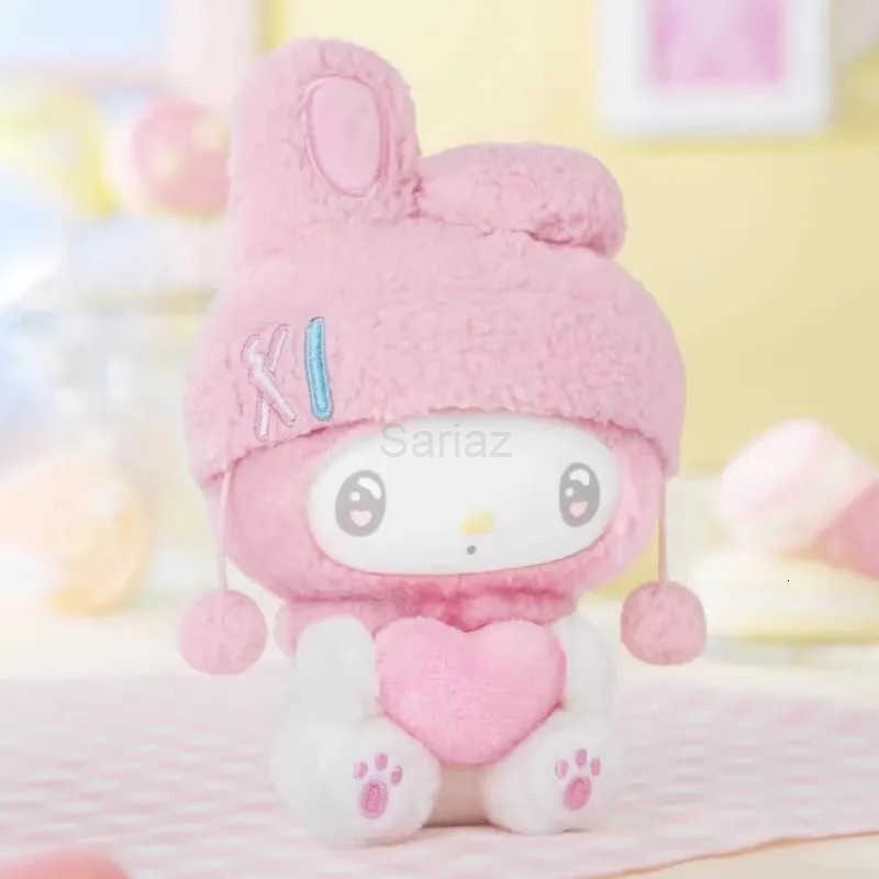 Sanrio In Stock Original 50th Anniversary Series Blind Box My Melody Keychain Vinyl Plush Room Ornament Trendy Toy Birthday Gift H251217