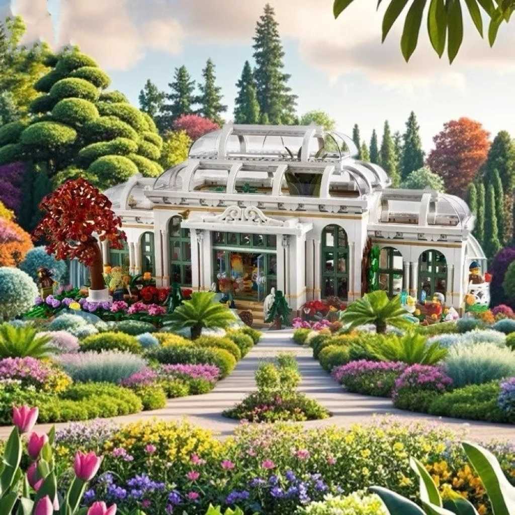 3792 Particles 2025 New Model Botanical Garden Building Blocks Compatible with 21353 Childrens Toys Birthday Gift X251216