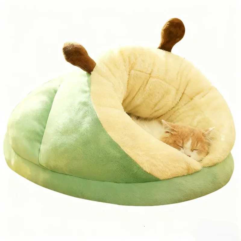 Warm Small Dog Kennel Bed Breathable Cute Slippers Shaped Dog Bed Cat Sleep Bag Foldable Washable Pet Small Dog Kennel M251217