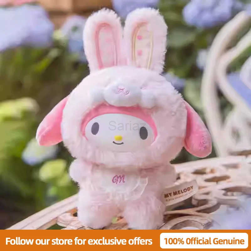 Sanrio Genuine Elf Bunny Serise Blind Box Cute Vinyl Pendant Toys V3 Mystery Box Customized Toy Birthday Gift H251217