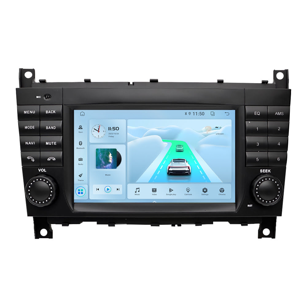 LE 7 Inch 2 Din Touch Screen Android 13 Car Audio With Carplay Gps Navigation Auto radio For Mercedes Benz W203-NO05