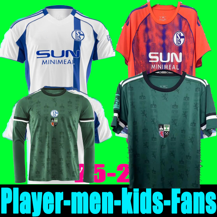 25 26 Schalke 04 Mens Soccer Jerseys 2025 2026 YOUNES SYLLA HOJLUND KARAMAN HAMACHE REMMERT SANCHEZ BACHMANN Home Away 3rd Football Shirts Adult Uniforms S-4XL 150th