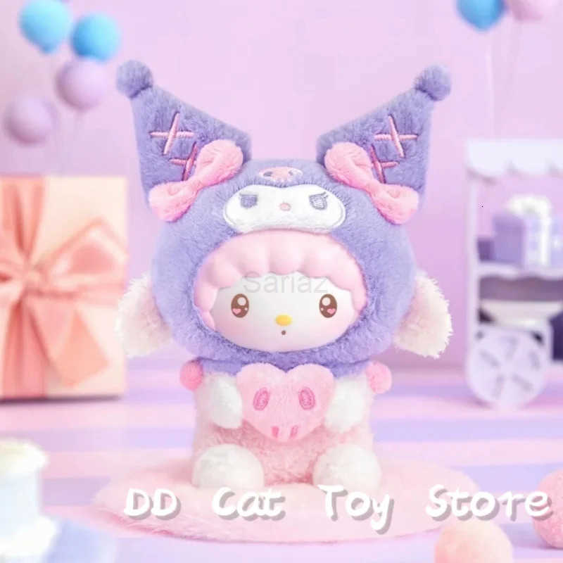 Sanrio New Original Toptoy Kuromi Party Blind Box Plush Vinyl Pendant Action Figure Surprise Box Collectible Model Toy Xmas Gift H251217