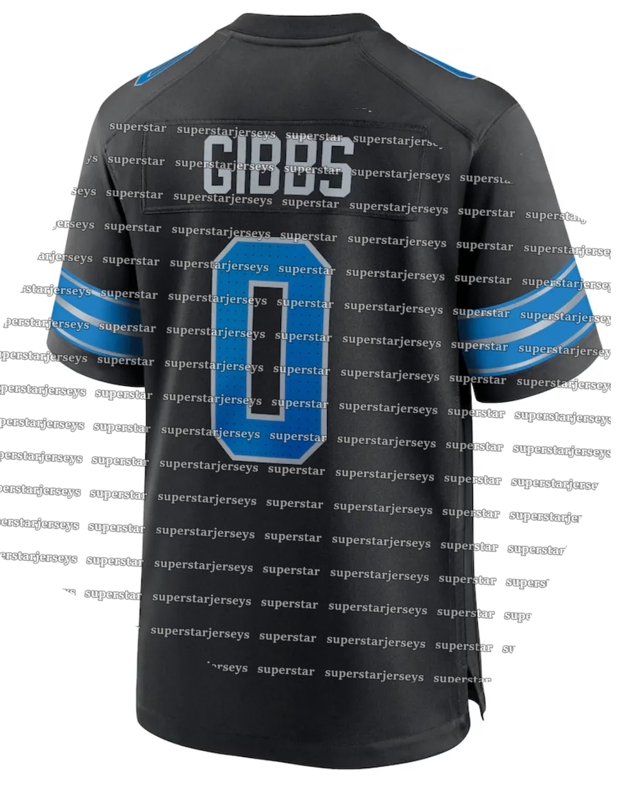 Mix Order 26 Jahmyr Gibbs Football Jersey St. Brown Jared Goff Hooker Jackson Montgomery Reynolds Custom Jerseys Sam LaPorta Jake Bates
