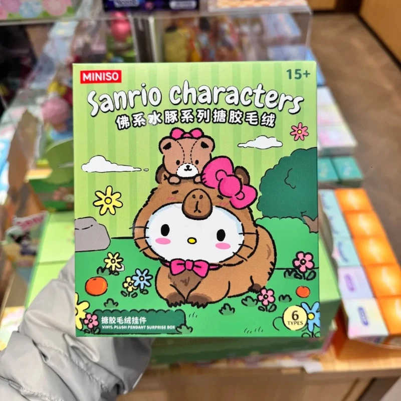 Sanrio Genuine Characters Buddha-Like Dolphin Series Vinyl Blind Box Toy Lovely Desk Decoration Mystery Box Surprise Xmas Gifts H251217