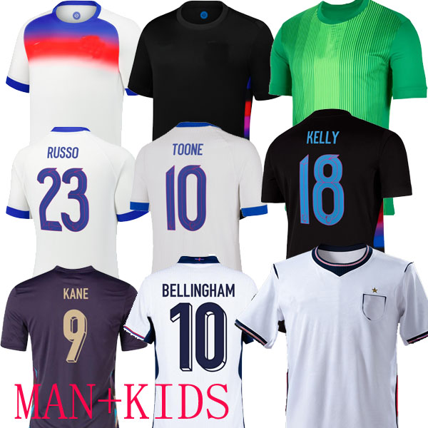 2025 englands 2026 football shirt Bellingham PALMER Foden MAINOO kane rice saka Soccer Jerseys Home Away camisa de futebol WOMEN Men Kids RUSSO uniform fans TOONE