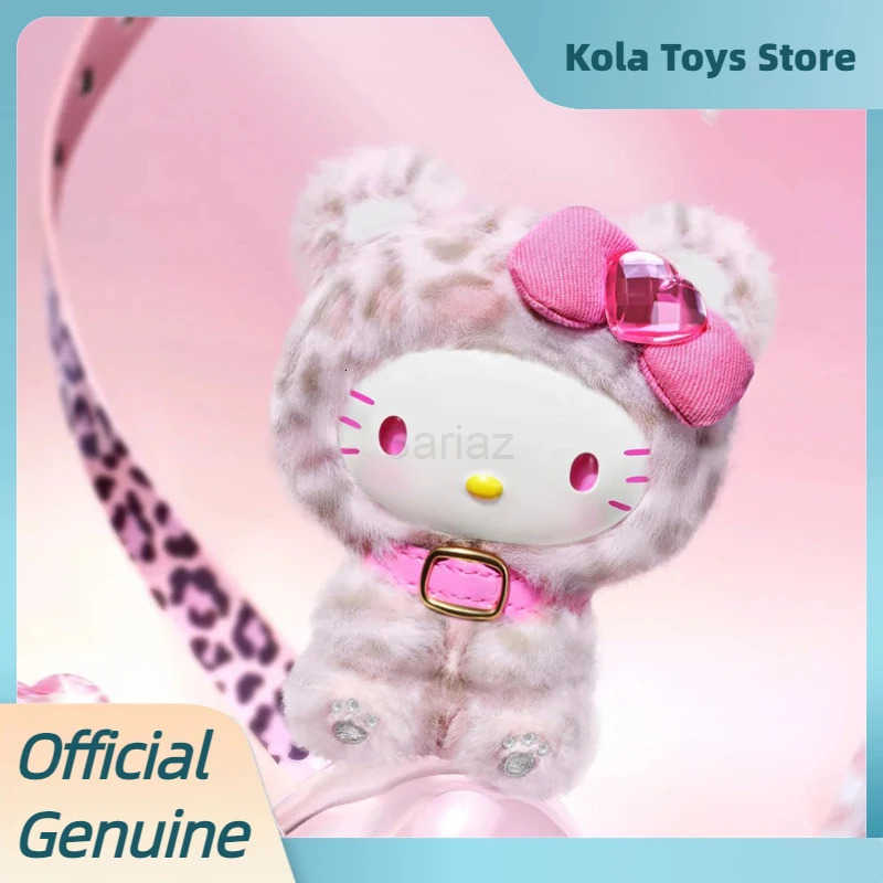 Sanrio Genuine Fores Animals Series Blind Box Kawai Vinyl Plush Pendant Figure Doll Kuromi My Melody Mystery Box Toys Girl Gift H251217