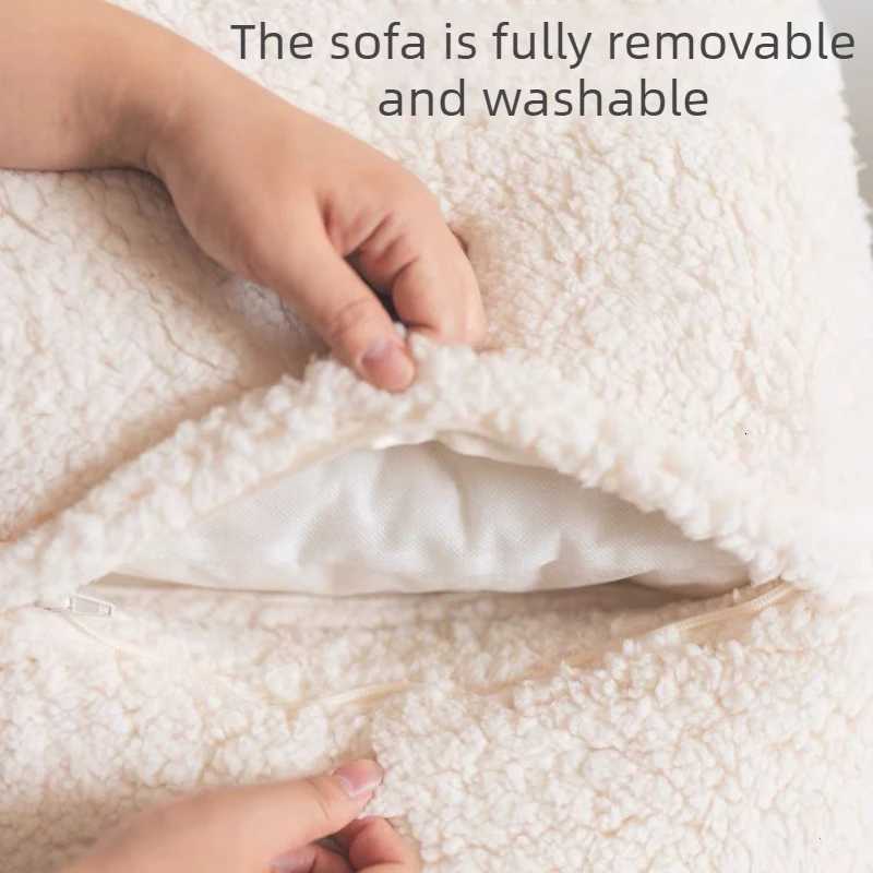 Warm Cat Sofa Bed Sleeping Soft Teddy Detachable Dog Sofa Bed Couch Luxury Small Medium Puppy Sofas Beds Cheap Pet Supplies M251217