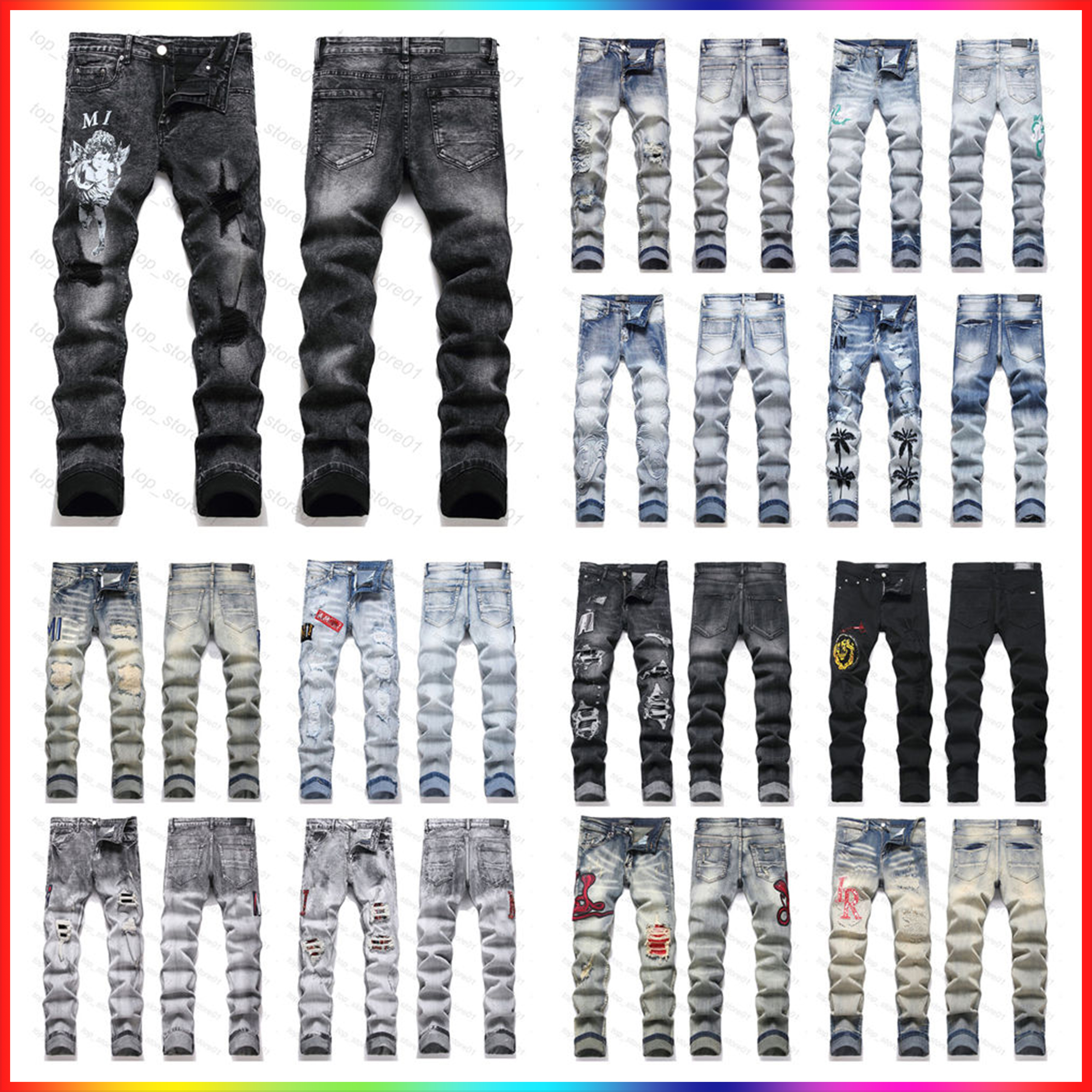 Mens Jeans Trousers 2026 Man jeans Designer essential Jean Men Black Pants High Quality Straight Retro Streetwear Casual Sweatpants Designers Joggers jeans Pant