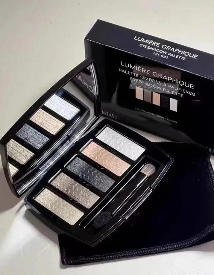Makeup Eyeshadow 4.5g Lumiere Graphique Ombres Eye Shadow Palette 5 Colors Long Lasting Pressed Powder Palettes Eyes Cosmetics