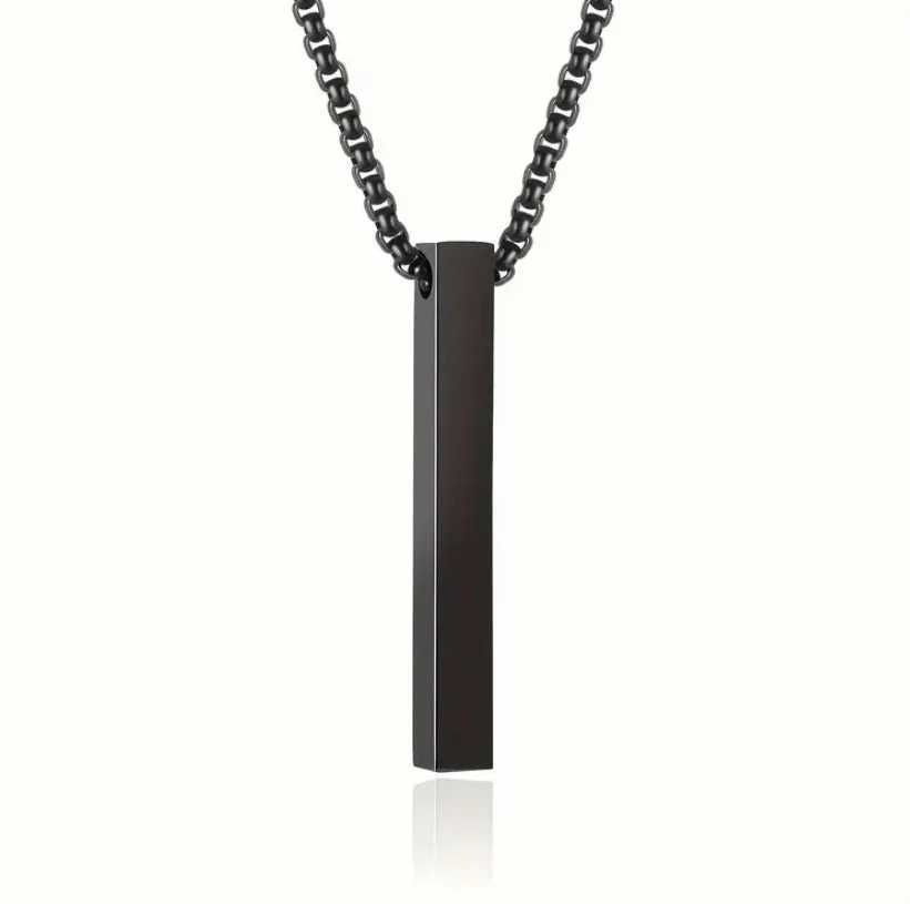 European American Minimalist Necklace - Ins Cool Elegant Versatile Hip-Hop Geometric Pendant Long Necklace G251217