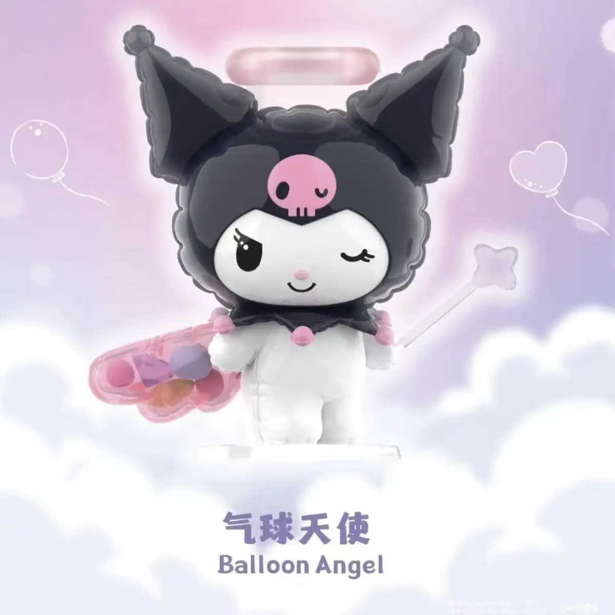 Sanrio Genuine Top Toy Kuromi Balloon Artist Series Blind Box Kawaii Kuromi Mystery Box Trendy Toy Figurines Decora Anime Figure Gift H251217