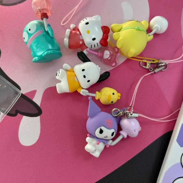 Sanrio Balloon Travel Note Cute Bean Blind Box Hellokitty Ornament Pochacco Backpack Pendant ChildrenS Toy Birthday Gift H251217