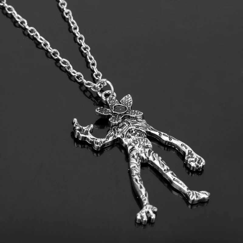 dongsheng New Necklace Demodog Demogorgon Monster Pendant Necklace Cosplay Movie Jewelry for Men Women Gifts G251217