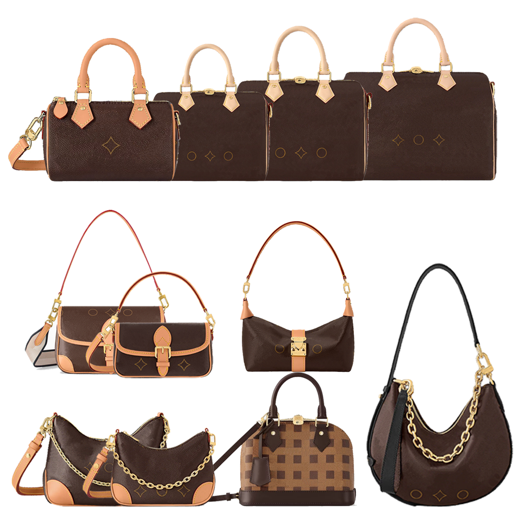 Mini Nano Speddy 16 20 25 30 bag Luxury Designer bags Brown Flower leather Shoulder Bag Womens handbags tote bag fashion crossbody bag M81085 M46977 M46980 M45985