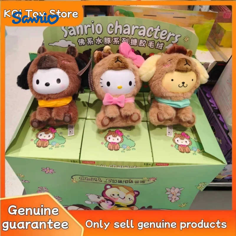 Sanrio New Genuine Miniso Characters Buddha Series Dolphin Series Vinyl Blind Box Cute Mystery Box Girl Friend Birthday Gifts H251217