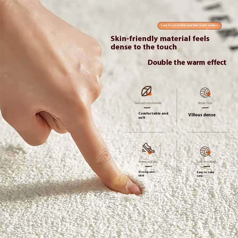 VIKAMA Round Ins Style Carpet Living Ro Bedro Window Carpet Non Slip Easy To Clean Colour Hundred He Decoration Y251216