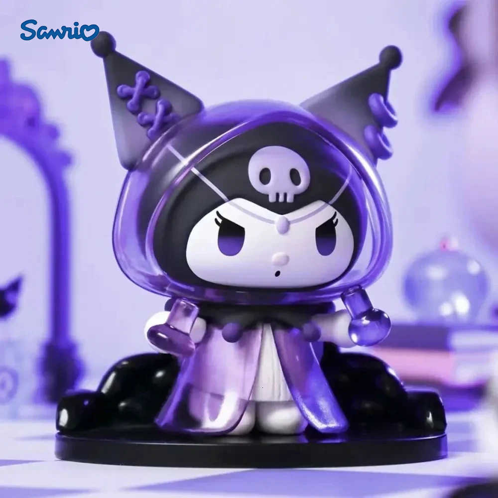 Sanrio Anime Figures Surprise Bag Cute Model Fans Collection Blind Box Bandai Kuromi Werewolf kill Series Action Figure Dolls H251217