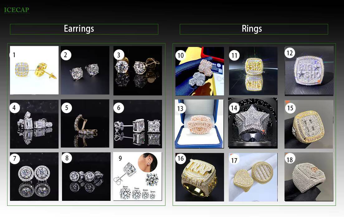 S925 Silver VVS D Moissanite Diamond Teeth Grillz 100 Pass the Diamond Tester With GRA Certificate - view 7