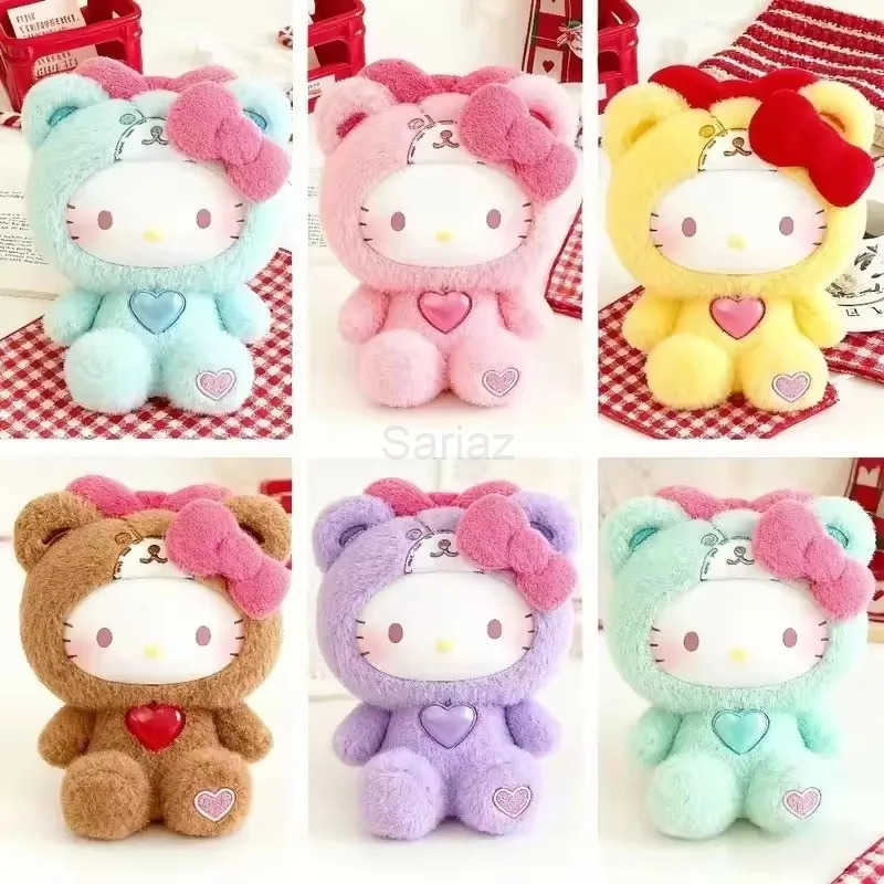 Sanrio hot toy Hellokitty Teddy Sleepwear Series Surprise Blind Box Vinyl Doll Cute Girls Holiday Gift Fashionable Trendy Toy H2512171