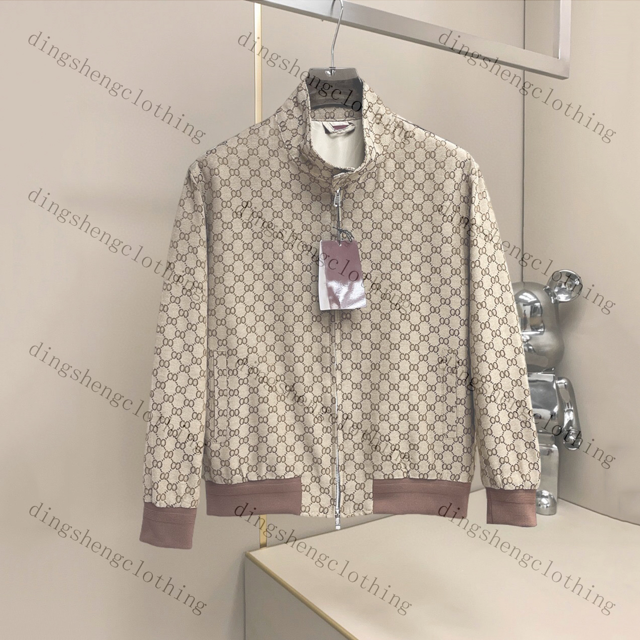 men jackets designer Men's women's jacket man high quality jacket lapel zipper jacquard letter thin Coat classic Stylist Men's shirts short Windbreaker coat