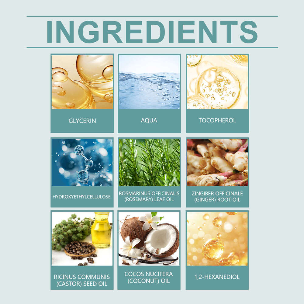 Hoegoa Rosemary Gentle Nourishing Scalp Massage Absorption Daily Hair Care Essential Oil