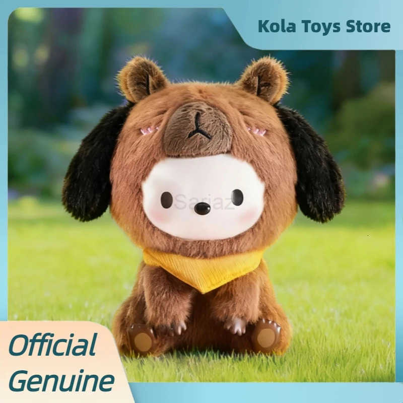 Sanrio Genuine Characters Capybara Series Vinyl Face Pendants Blind Box Toys Kawaii Kunomi My Melody Figure Dolls Girls Gift H251217