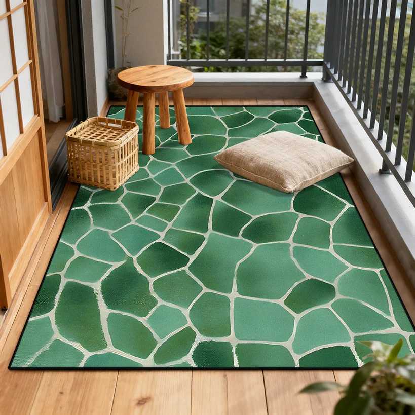 Modern Irregar Shape Design Rug Decoration He Large Area Living Ro Carpet Outdoor Balcony Washable Soft Mat Tapis Y251216