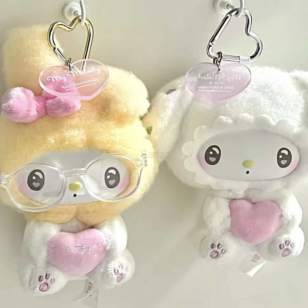 Sanrio My Melody 50th Anniversary Milk Candy Series Vinyl Plush Blind Box Toy Cute Anime Figure Doll Bag Pendant Gift for Girls H251217