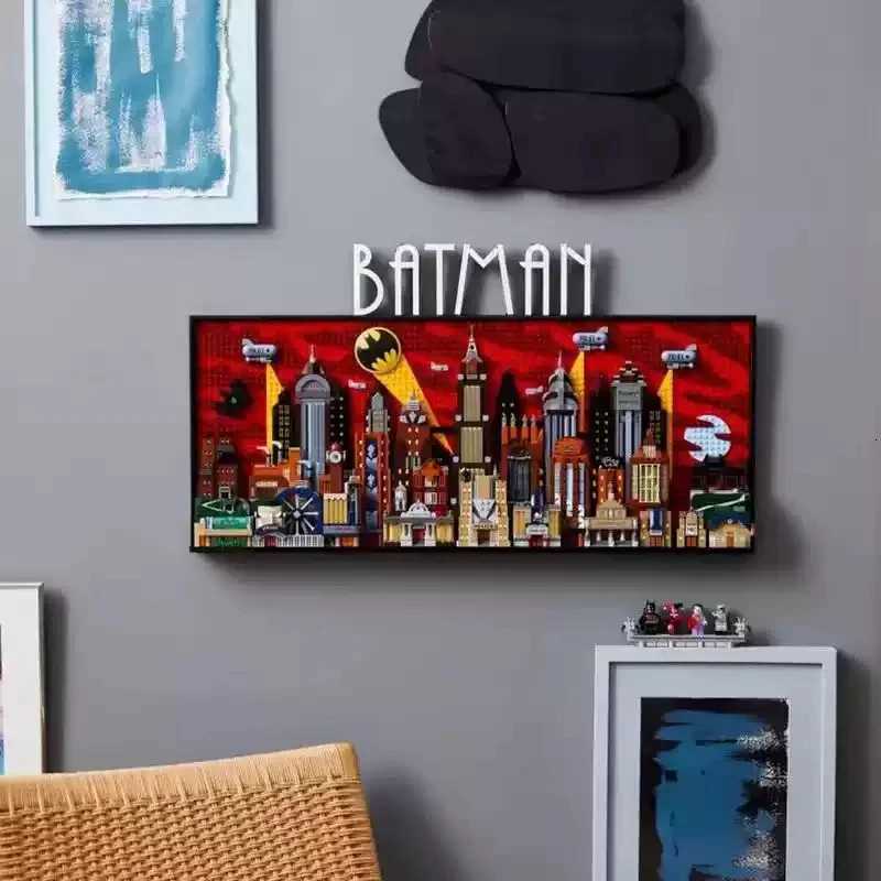 2025 New 76271 The Animated Series Gotham CiTY Building Blocks Toy Advanced Ornamental Wall H Christmas gift X251216