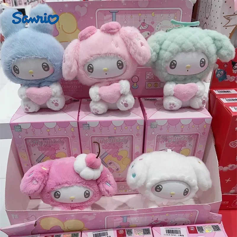 Sanrio New Toptoy My Melody 50th Anniversary Candy Series Surprise Blind Box Room Decorations Desktop Ornaments Pendants Gifts H251217