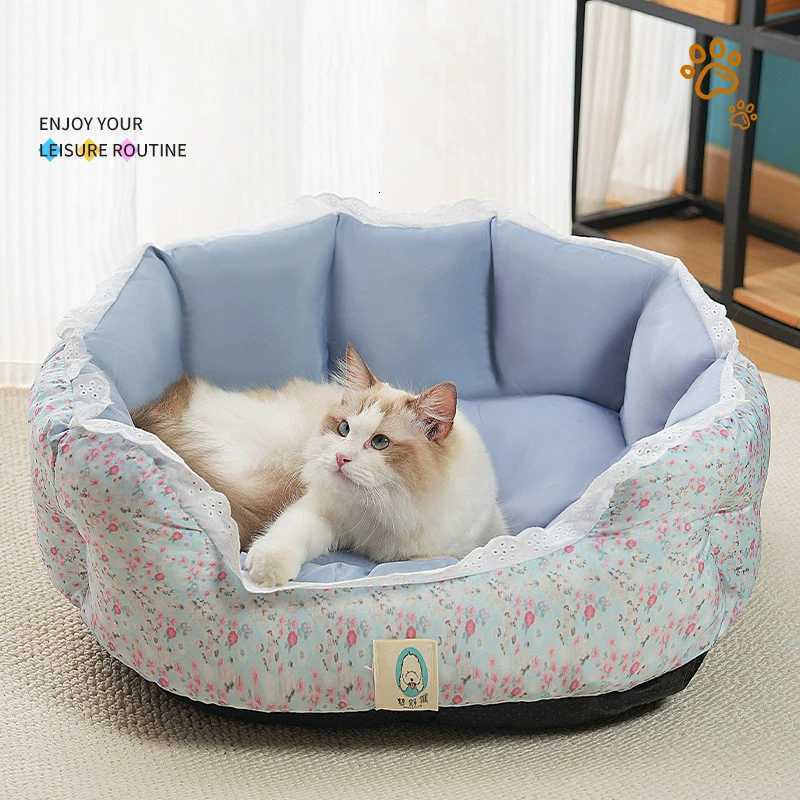 Detachable Pet Bed Pet Bed Detachable Washable Dog Sleeping Bed Soft Comfortable Warm Cat Bed for Four Seasons Soft Pet Bed M251217