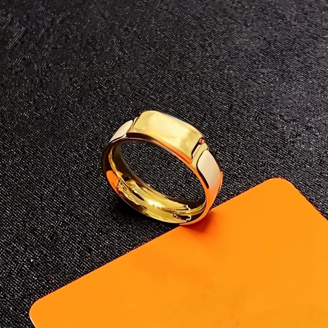 luxury jewelry designer ring wedding engagement ring women men classic unisex Stainless Steel Travel Party Daily Outfit Festivalgift fashion ring desinger charm