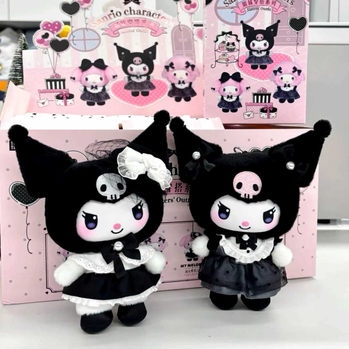Sanrio Genuine Characters SisterS Outfit Series Blind Box Kawaii Cute Vinyl Plush Pendant Doll Mystery Box Toys Birthday Gift H251217