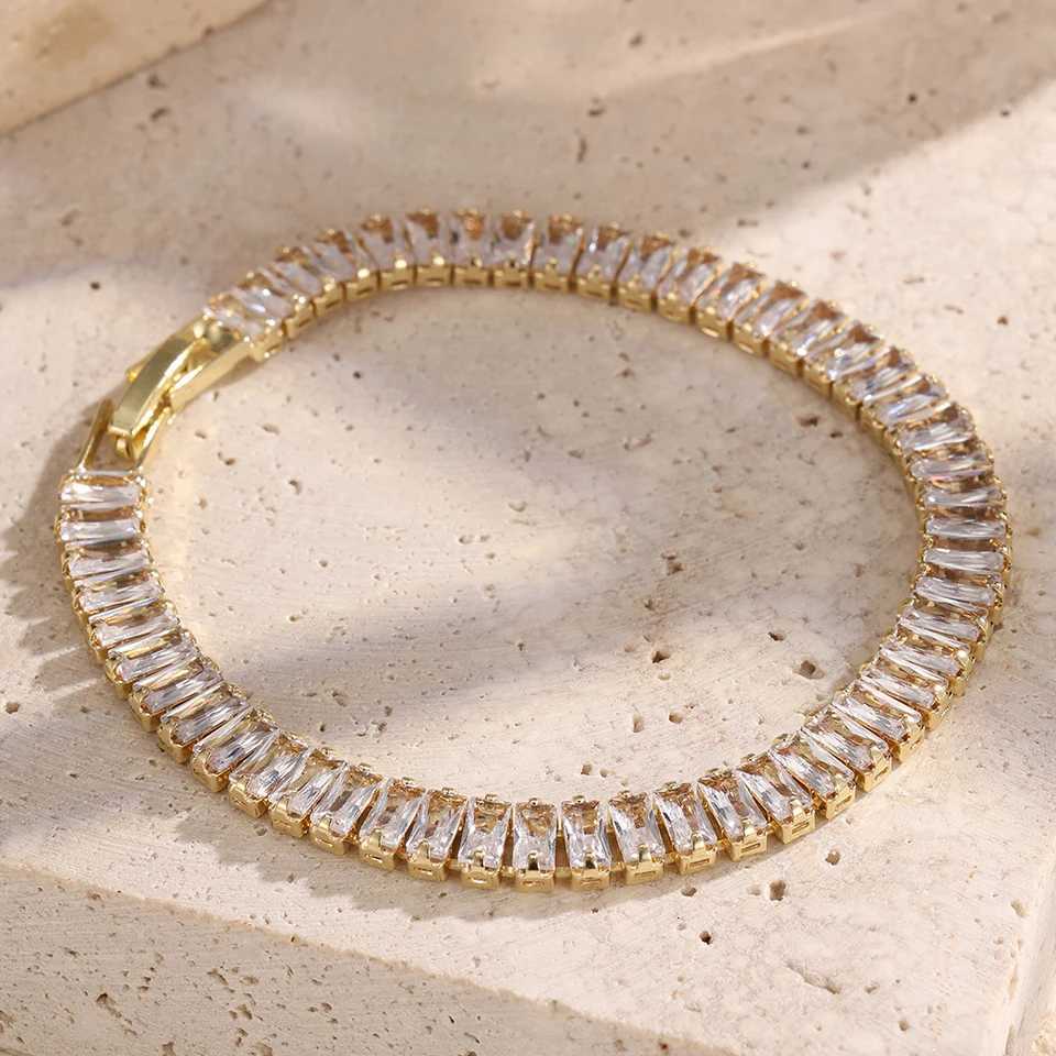 ZAKOL 2 Pieces Geometric Zircon Thin s for Women Stainless Steel Stacked Bangle Party Accessories Gift M251217