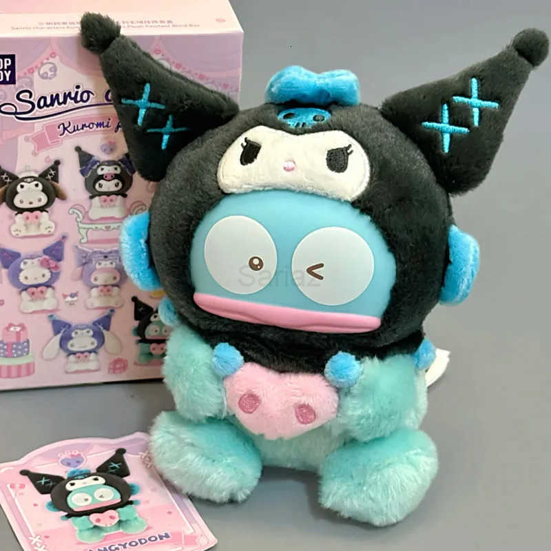 Sanrio New Anime Kuromi Party Family Series Blind Box Cute Dolls Backpack Pendant Decoration Trendy Toys Mystery Box Girl Surprise Gift H251217