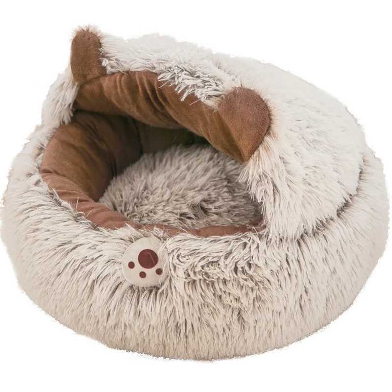 Winter cat bed warm cat bed fully enclosed dog bed small dogs sleeping in winter pet supplies M251217