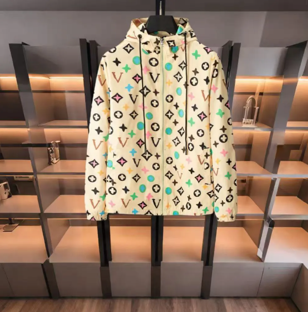 Men's Hip Hop Jacket Spring and Autumn New Letter Printing Fashion Casual Baseball Suit Outdoor Windbreaker