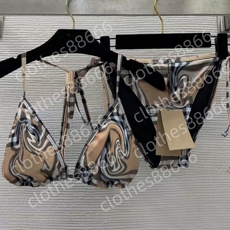 Bikini designer Womens swimwear women Brand Swimwears Sexy swimsuit bathing swim suit suits bikinis Sex low waist triangle Printed pattern pool parties sets