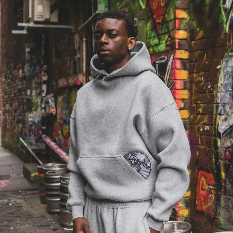 Men's Hoodies Gothic High Street Hip Hop And Women's Fashion Embroidery Design Hoodie Harajuku Loose Casual Sportswear Punk