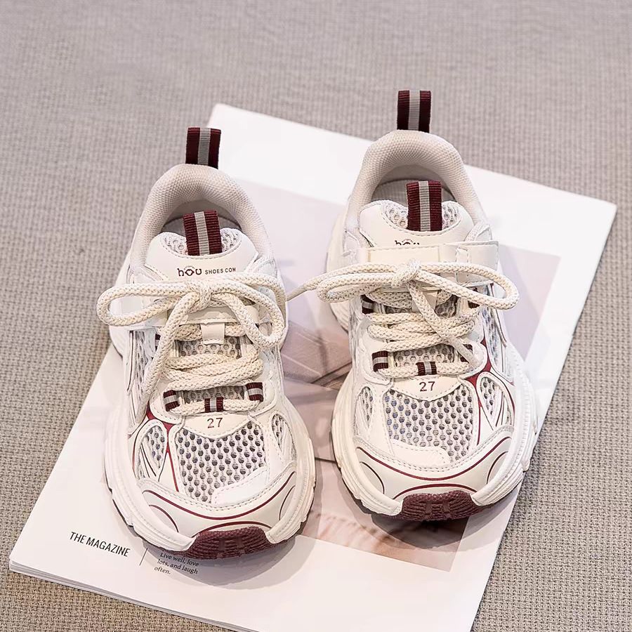 Kids Boys Girls Sneakers Summer Breathable Mesh Toddler Happysteps Children Walking Running Shoes Trainers Sizes US9C-US5Y H0820 H260207 - view 5