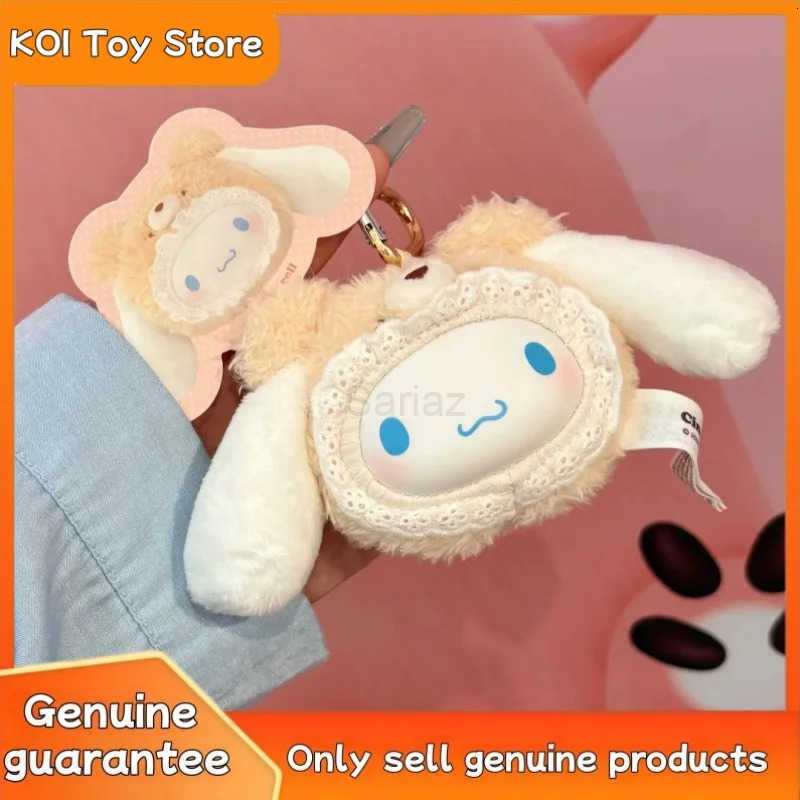 Sanrio New Authentic Family Velvet Bear Vinyl Pendant Blind Box Cute Trendy Hellokitty Toy Mystery Girl Birthday Christmas Mystery Gift H251217