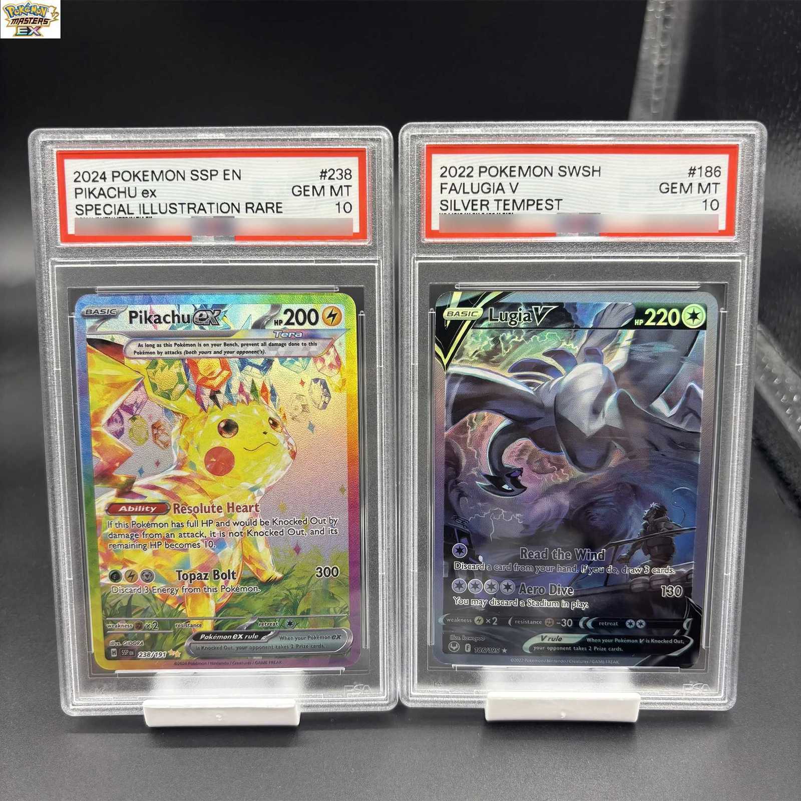 Diy Lugia Giratina Magikarp Mew 10Points Rating Card Latios Copy Version Game Anime Collection Cards Gift Toy L2 L251217FO3J